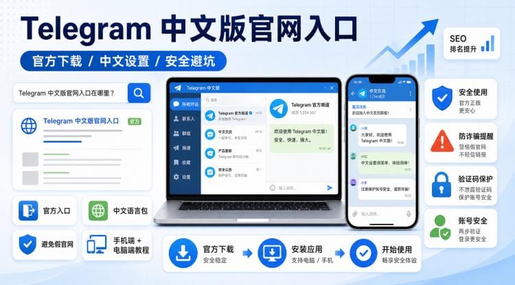Telegram 中文版官网入口在哪里?官方下载与中文设置教程