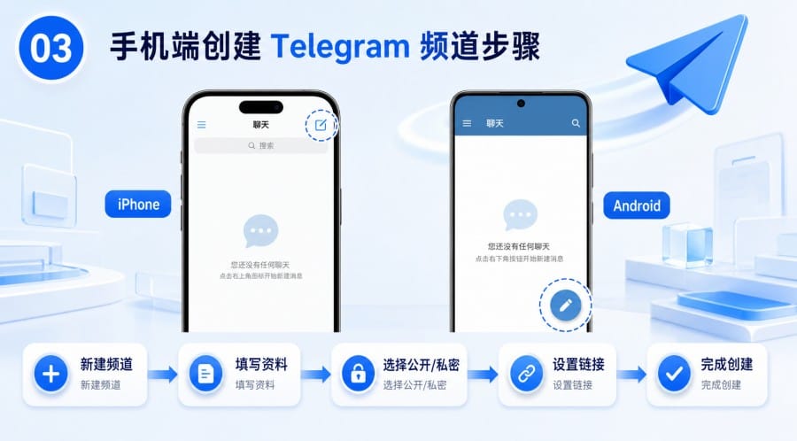 Telegram 中文版怎么创建频道? - step 2