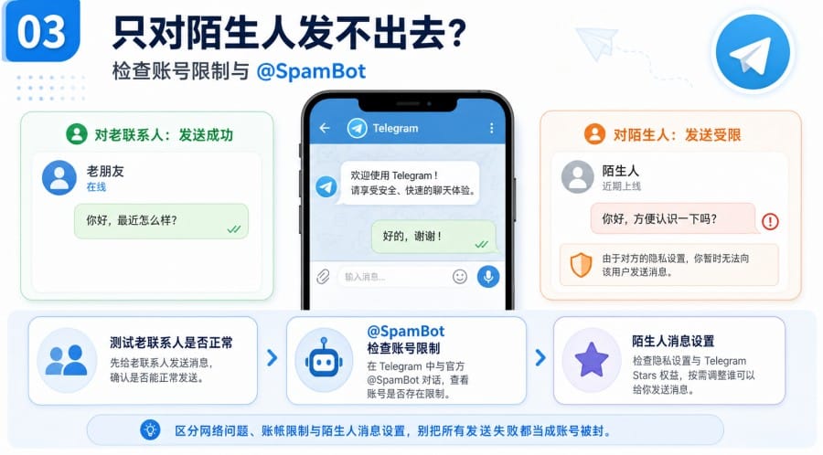 Telegram中文版消息发不出去怎么办 - 配图 2