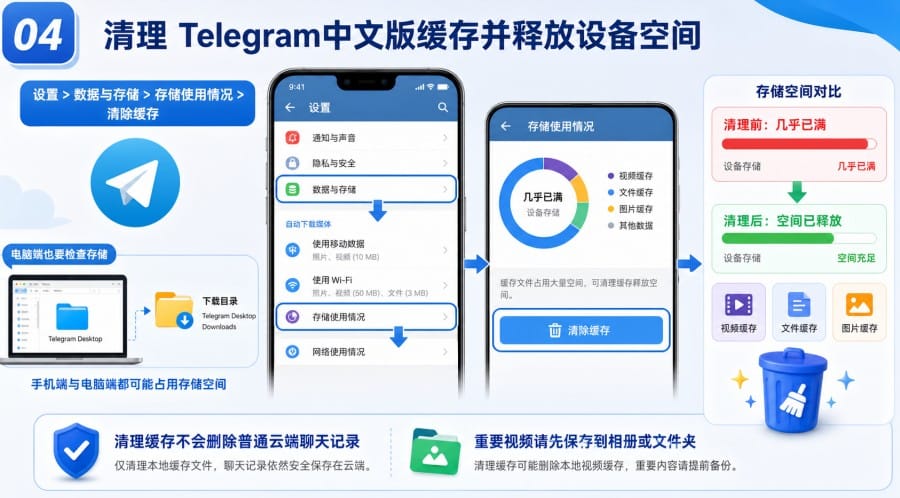 Telegram中文版视频下载失败怎么办 - 配图 3