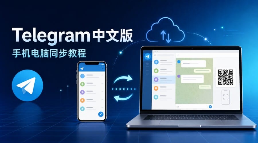Telegram中文版怎么同步手机和电脑?扫码登录与不同步排查